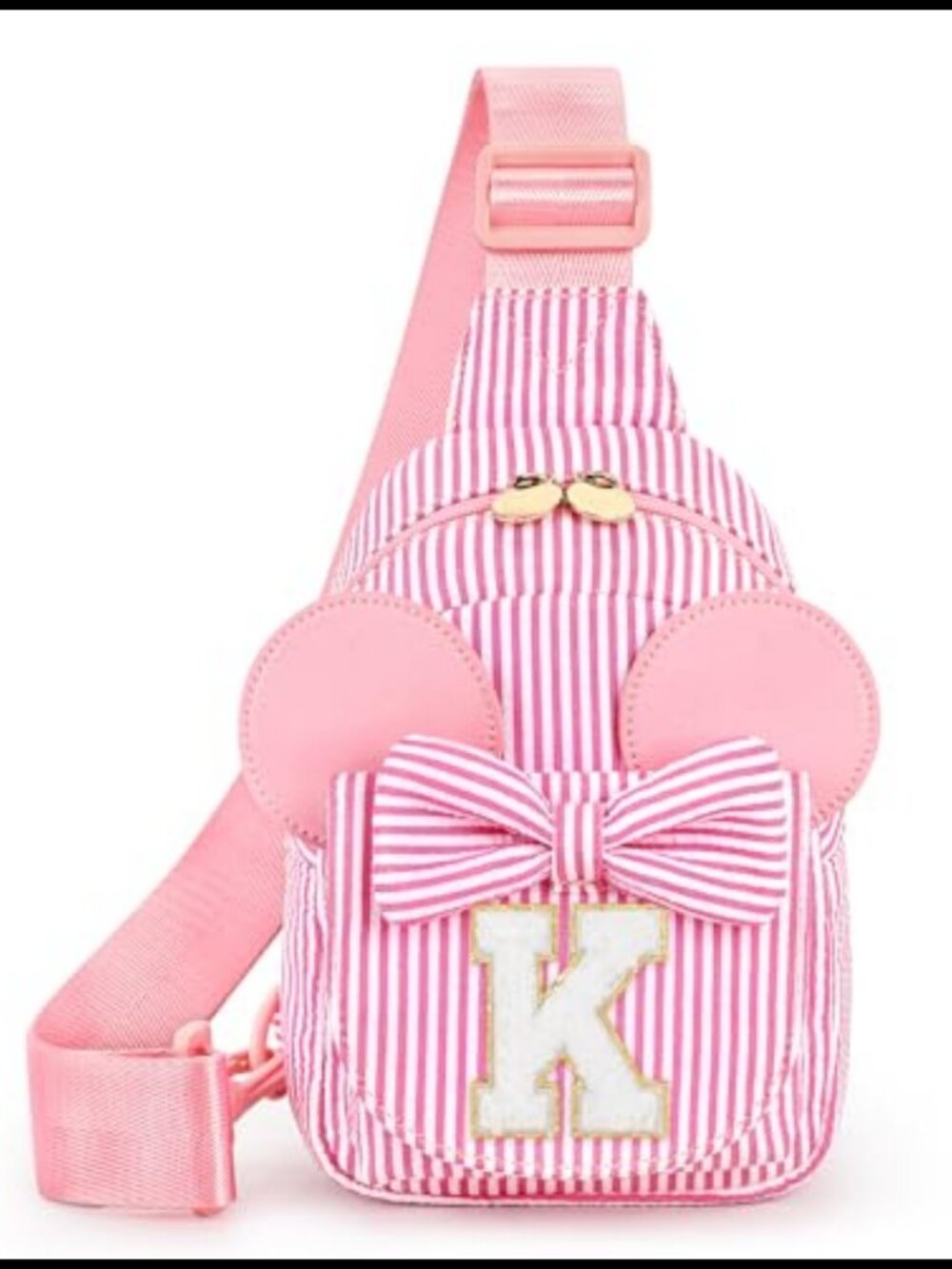 Girls Sling Bag Waist Pack Adjustable Strap Polyester Purse